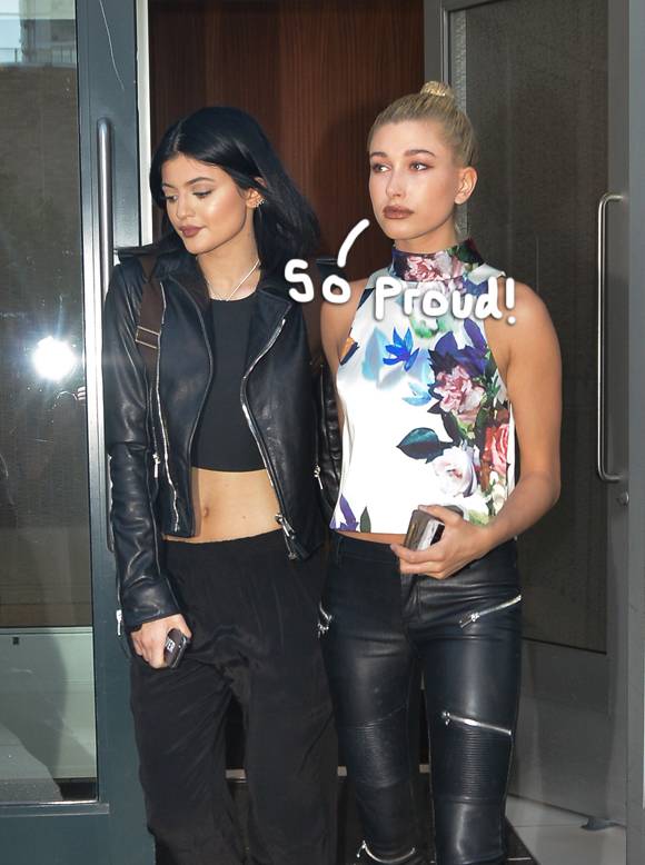 hailey baldwin gushes new mom kylie jenner