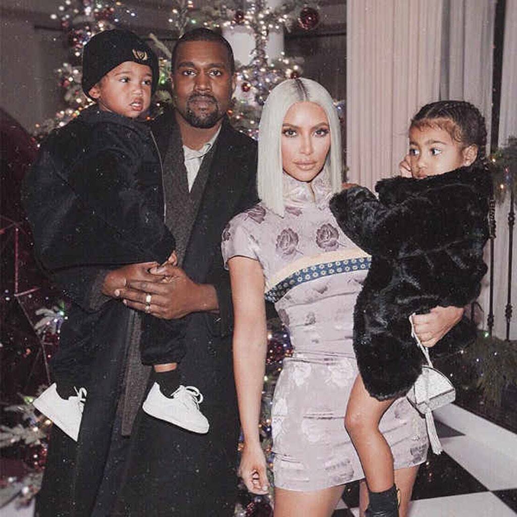 Kim Kardashian, Kanye West, North West, Saint West