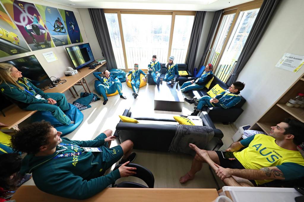 Pyeongchang, Olympic Villages, Team Australia, Lounge