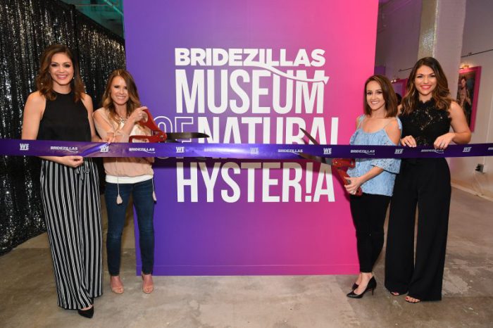 NEW YORK, NY - FEBRUARY 22: (L-R) Desiree Hartsock, Trista Sutter, Ashley Hebert, and DeAnna Pappas attend the WE tv Bridezillas Museum of Natural Hysteria launch on February 22, 2018 in New York City.