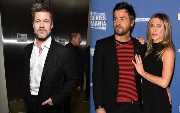 Brad Pitt Jennifer Aniston Justin Theroux Post Its