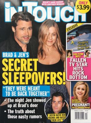 Brad Pitt Jennifer Aniston Secret Sleepovers