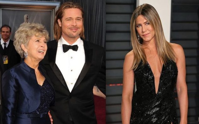 Brad Pitt Mom Jennifer Aniston Back