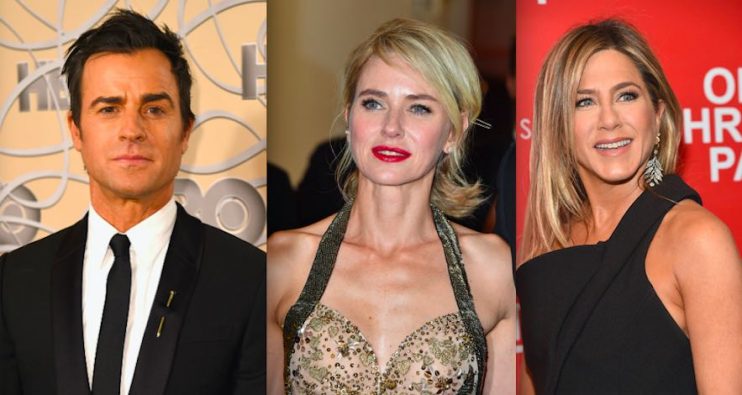 Justin Theroux Naomi Watts Jennifer Aniston