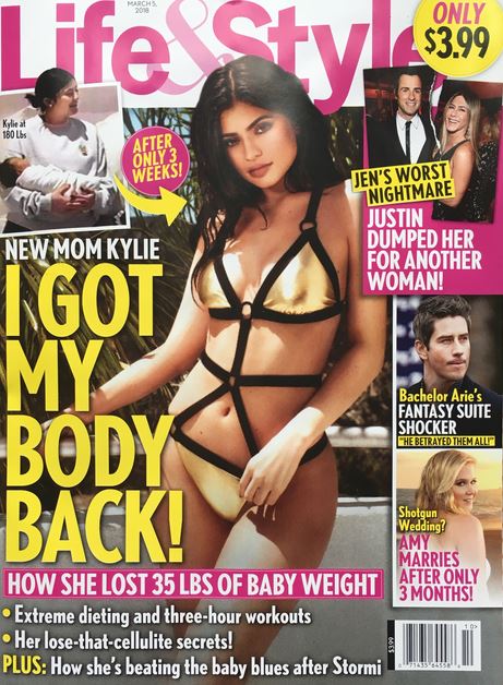 Kylie Jenner Body Back Cover Story