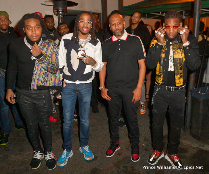 Migos Hosted an Album Release Party (Last Night) During All star weekend at Boulevard3 Sponsored By AG Entertainment.
