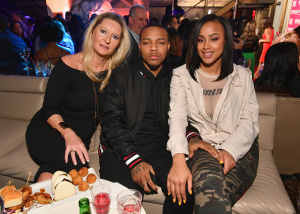NEW YORK, NY - FEBRUARY 22: Celebrity Trainer Donna Sexton, Bow Wow, and girlfriend Kiyomi Leslie attend WE tv Launches Bridezillas Museum Of Natural Hysteria on February 22, 2018 in New York City.