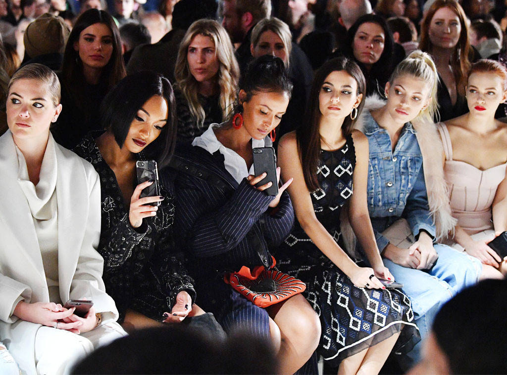 ESC: NYFW Front Row, Kate Upton, Jourdan Dunn, Maya Jama, Victoria Justice and Devon Windsor 