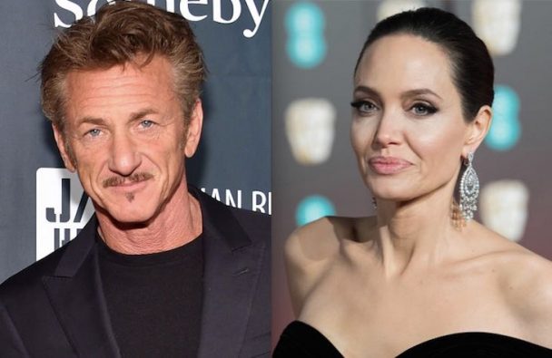 Angelina Jolie Sean Penn Flirting