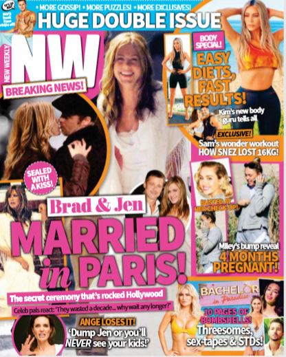 Brad Pitt Jennifer Aniston Married Paris