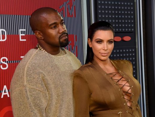 Kim Kardashian Kanye West Official Portraits