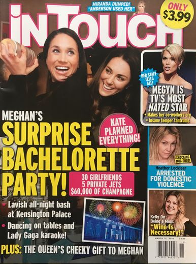 Meghan Markle Surprise Bachelorette Party