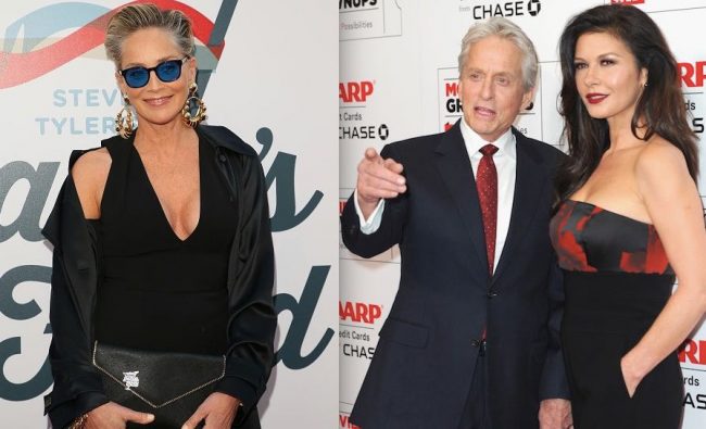 Michael Douglas Catherine Zeta Jones Sharon Stone