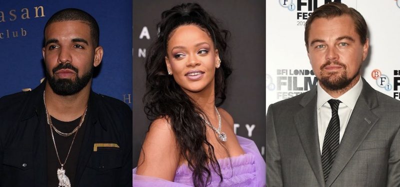 Rihanna Leonardo DiCaprio Drake