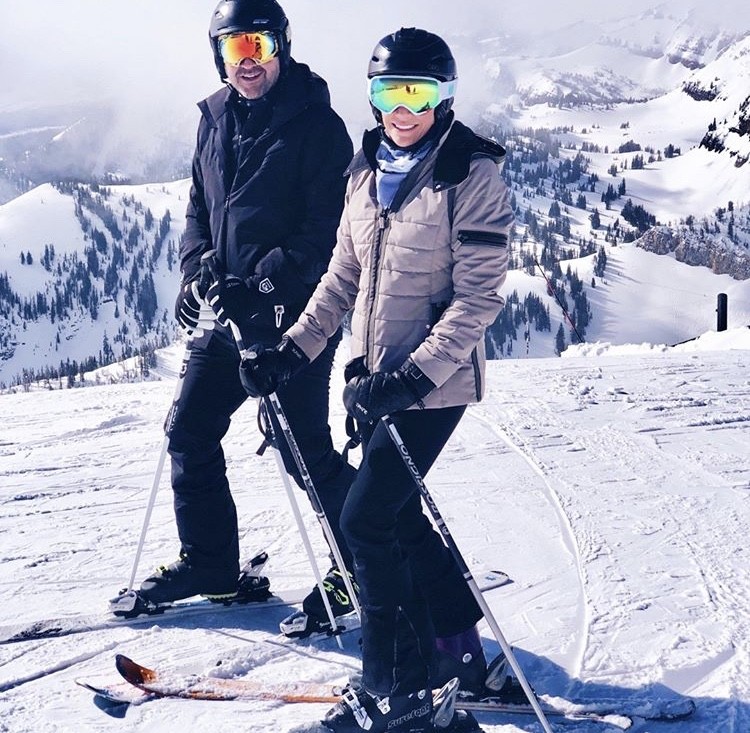 Mark & Cary Skiing