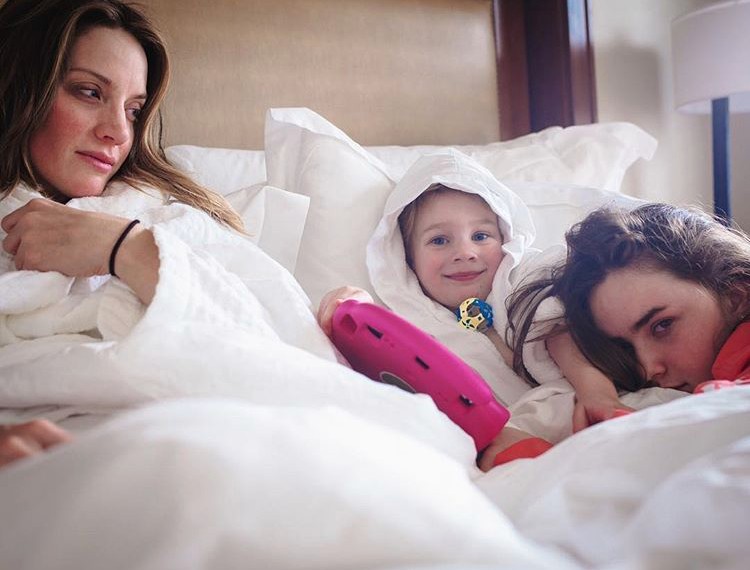 Cary With Her Daughter & Step Daughter