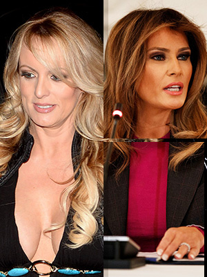 Stormey Daniels And Melania Trump