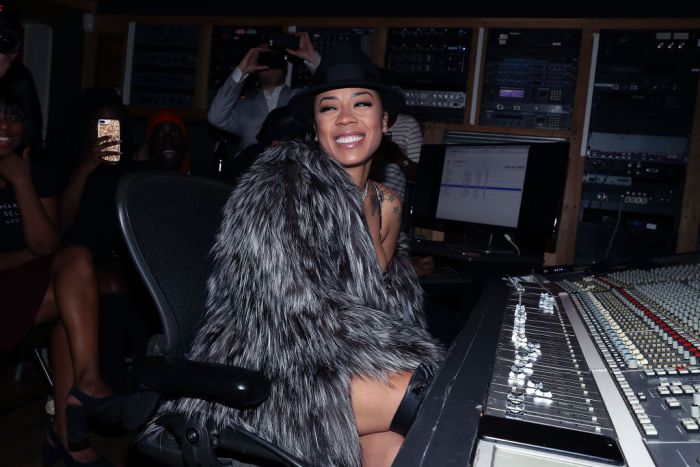 NEW YORK, NY - OCTOBER 18: Keyshia Cole attends her "11:11 Reset" Listening Party at Premiere Recording Studio on October 18, 2017 in New York City.