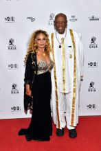 Lou Gossett Jr. and guest attends WACO Theater's 2nd Annual Wearable Art Gala on March 17, 2018 in Los Angeles, California.