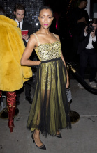 Soneque Martin-Green from 'The Walking Dead' TV series was seen arriving to a 'Dior' private party in West Hollywood, CA