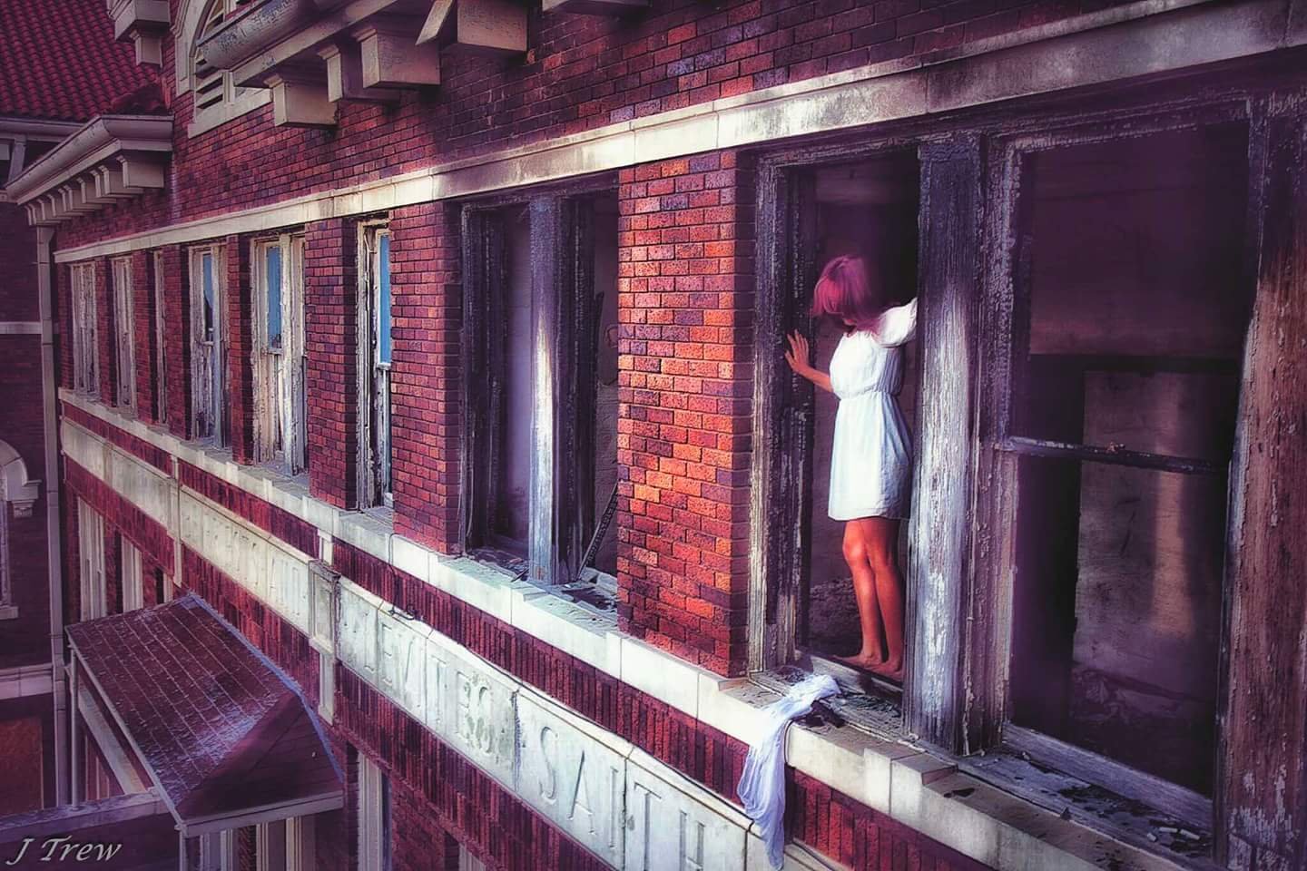 Part of a series of images *Jessica created with photographer John Trew to portray the emotions associated with addiction. (Courtesy of John Trew)