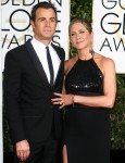 Jennifer Aniston, Justin Theroux attends The 72nd Golden Globe Awards in Los Angeles