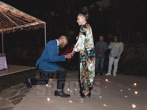derek fisher gloria govan engaged