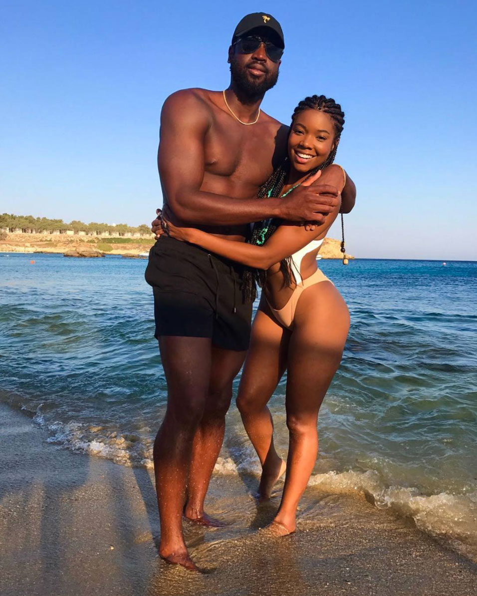 Dwyane Wade and Gabrielle Union