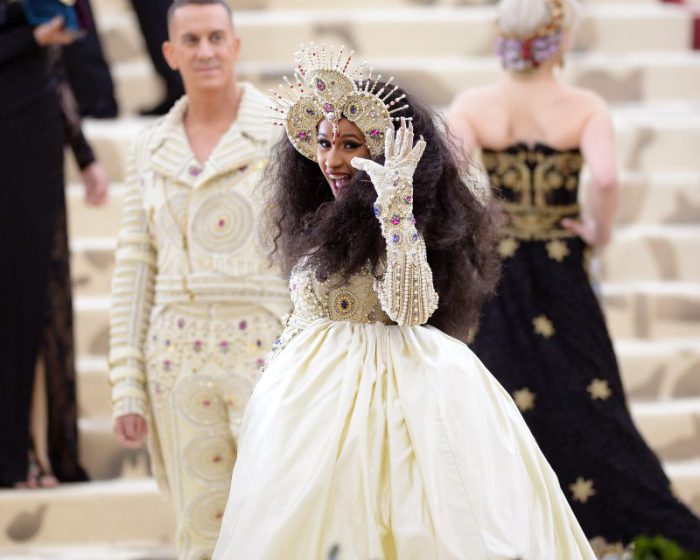 Cardi B is seen at the Met-gALA event in New York city