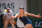 Maria Sharapova in action during Day 5 of the French Open