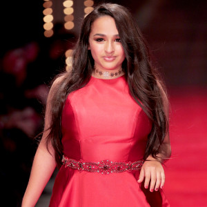 Jazz Jennings walks the runway during the American Heart Association's Go Red For Women Red Dress Collection February 2017 New York Fashion Week at Hammerstein Ballroom in New York City.