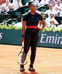 Serena Williams plays in the 2018 French Open