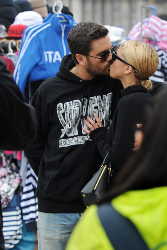 Sofia Richie and Scott Disick share some PDA while in Venice, Italy.