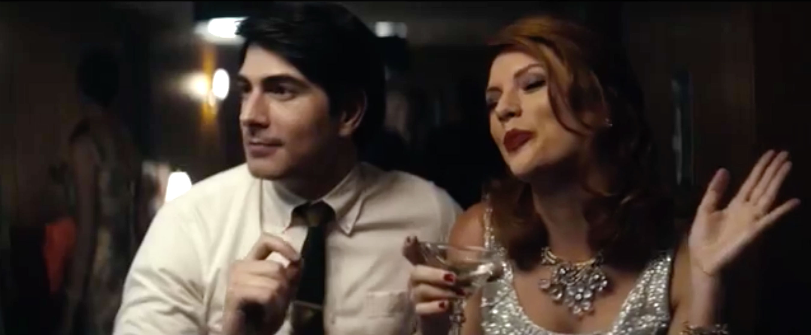 Brandon Routh and Taylor Swift in Sugarland's "Babe" music video