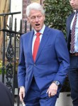 Bill Clinton Leaving The Merrion Hotel