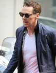 Benedict Cumberbatch arriving at BBC Radio Two Studios to promote his new Sky Atlantic Series 'Patrick Melrose' - London